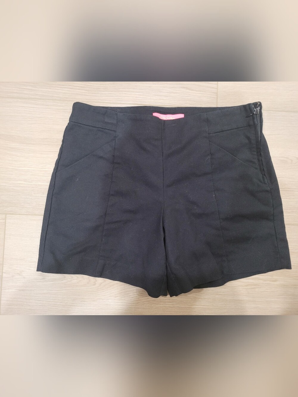 Lilly Pulitzer Black High-Waist Tailored Women's Shorts